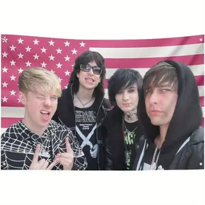 3x5ft, America Sam and Colby Flag Wall Tapestry Blanket Funny Poster for College Dorm Decor Room Decoration Gift Merch with 4 Brass,3x5ft