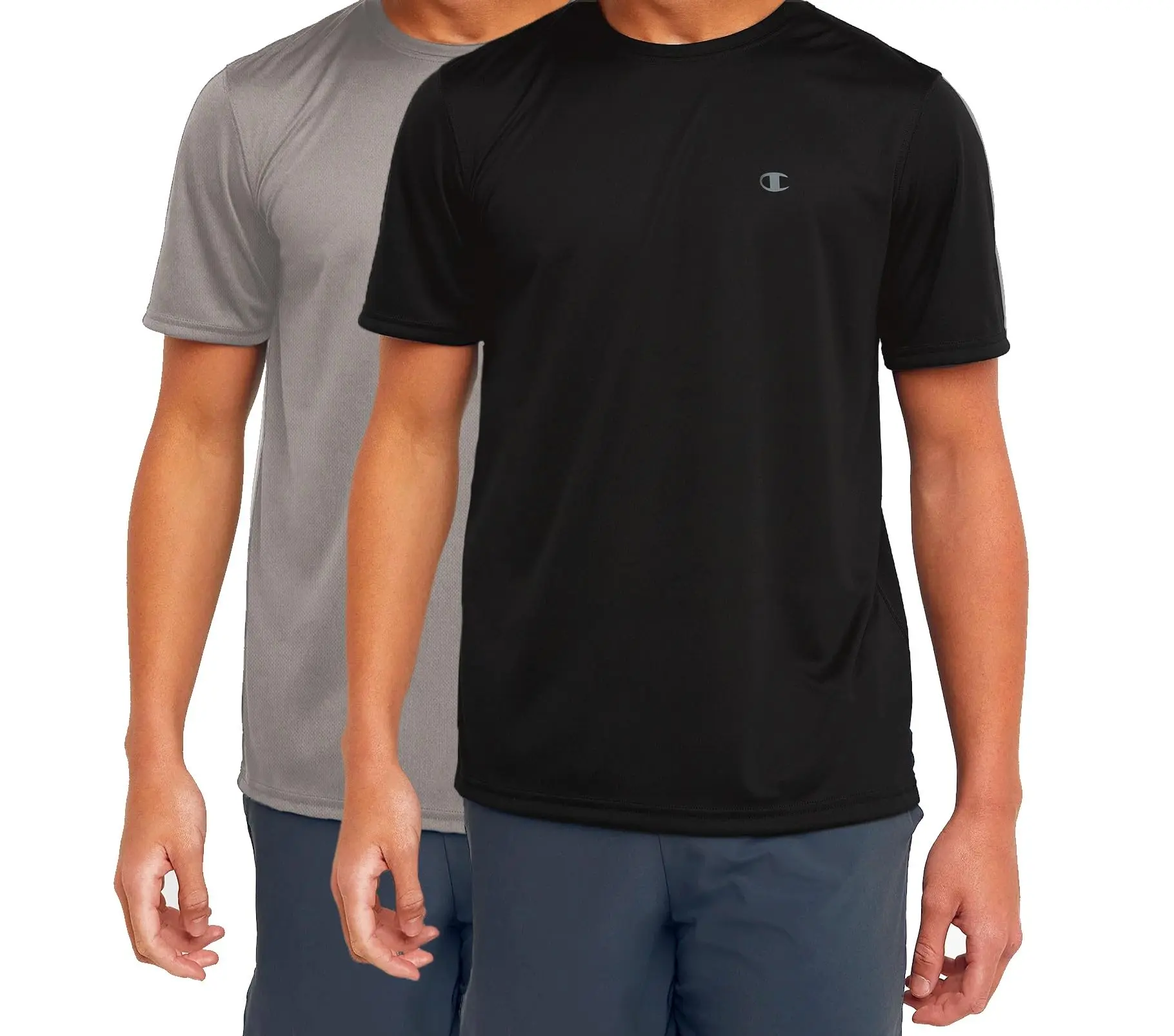 Champion T Shirts for Men Big and Tall - 2 Pack Performance Moisture Wicking Tee