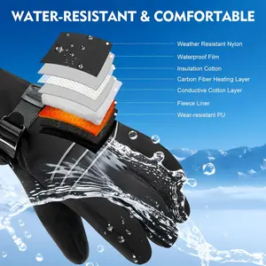 Heated Gloves for Men Women Rechargeable,7.4V 6400 Mah Electric Battery Heated Gloveschnology Co., Ltd Dongguan Longdi New Energy Technology Co., Ltd