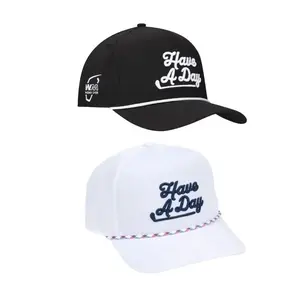 Breezy Golf "Have A Day" Rope Hat | Black WM Phoenix Open Edition + Limited Summer Rope Hat | Premium Adjustable Golf Bundle 1