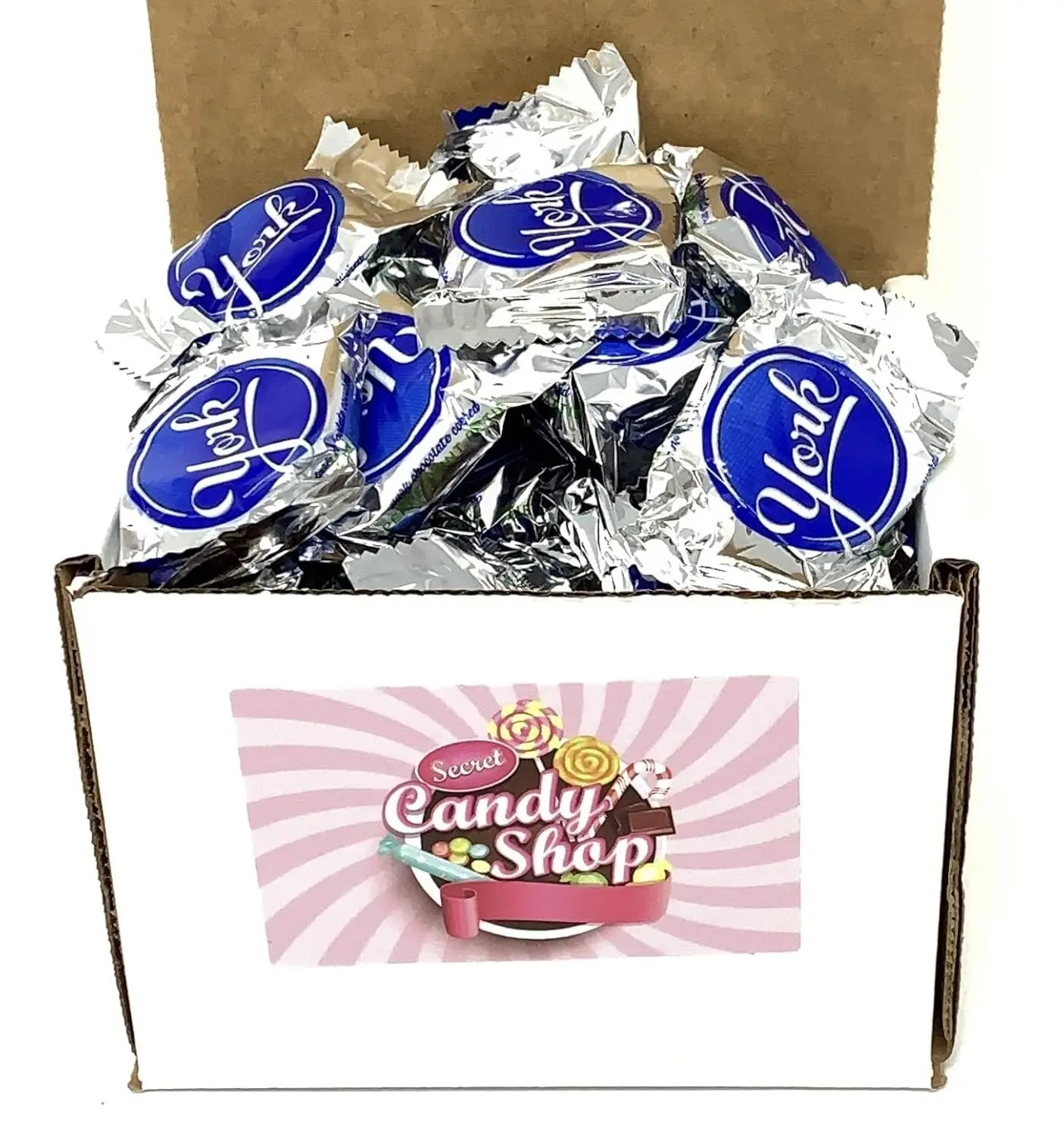York Peppermint Patties Dark Chocolate Mint Candy Candy in Box (Individually Wrapped)