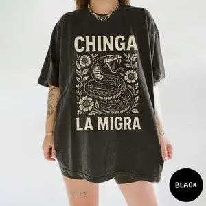 Comfort Colors Immigrant Rights Shirt Chinga La Migra Anti Trump Comfort Colors Abolish ICE Anti Fascism Chinga tu Migra Resist Protest Activist Gift