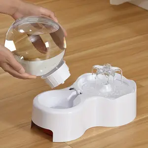 Whisker Delight Smart Cat Water Fountain - Automatic USB Rechargeable Pet Water Dispenser with Adjustable Flow, Whisper Quiet Operation, and BPA-Free Design for Cats and Small Dogs