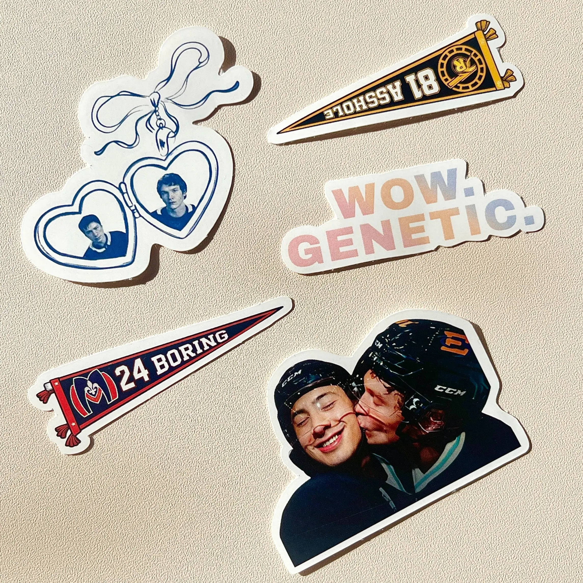 Heated Rivalry Sticker, Ilya Rozanov Shane Hollander Vinyl Stickers ...