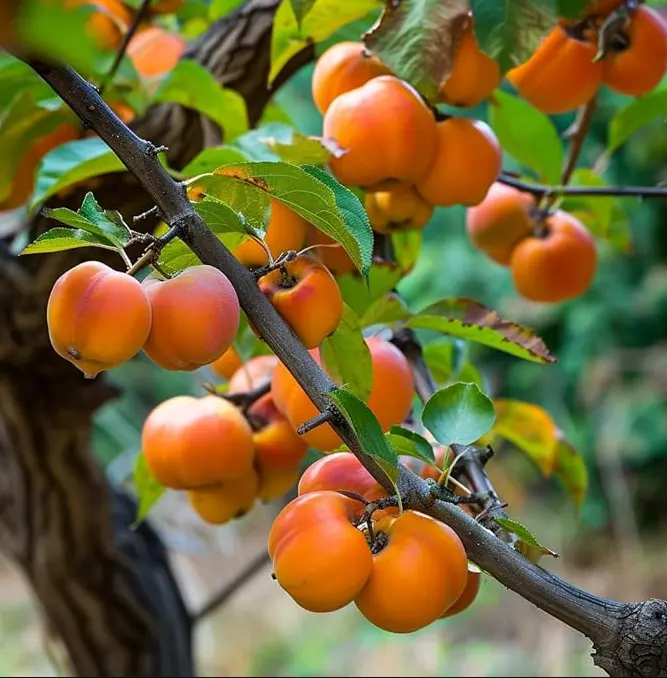 American Persimmons Tree Diospyros Virginiana American Plant 6-12"Tall Qt Pot