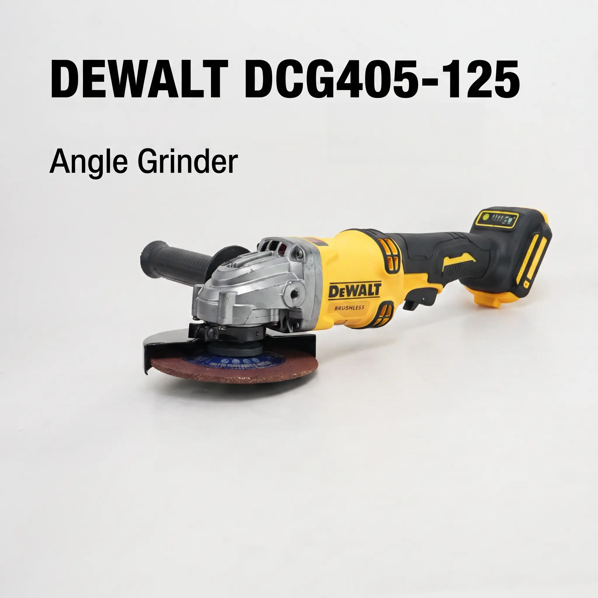 Dewalt DCG405-125 Multi-Purpose Angle Grinder, 6-mm Wheel Thickness Compatible, Ideal for Contractor Grinding and Cutting Work
