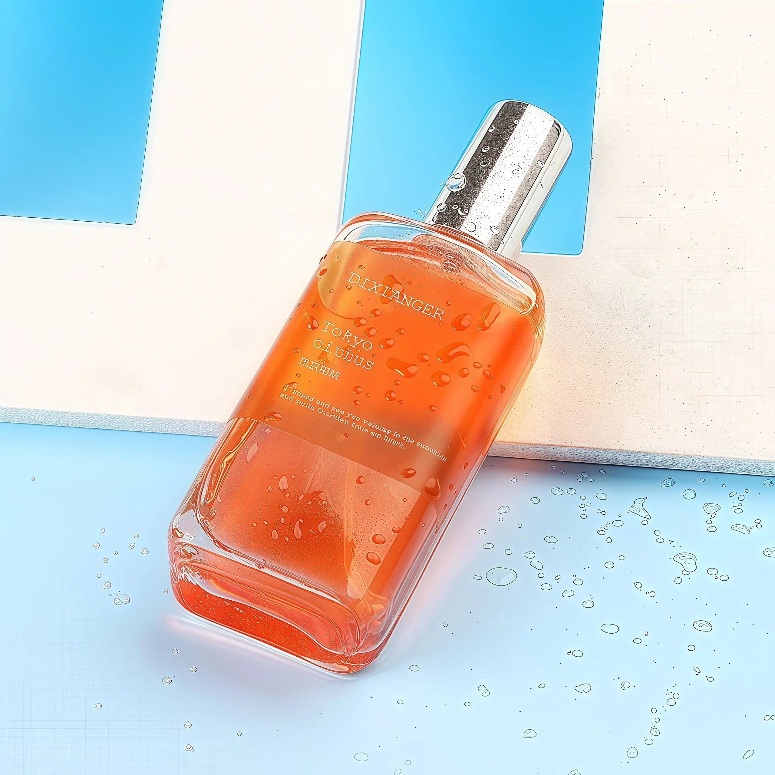 DIXIANGER Tokyo Citrus Unisex Eau De Parfum - 50ml (1.7fl.oz) Long-Lasting Citrus Blend Fragrance with Orange, Lemon Notes, Musks & Woods, Bright Refreshing Summer Scent for Daily Wear & Travel Gifting