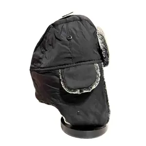 Winter Trapper Hat, Fur Russian Ushanka Aviator Hunting Ski Hat Winter Hat with Ear Flaps