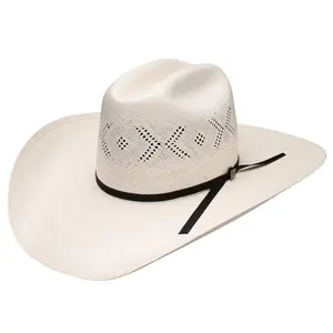 Resistol RB Reins Straw Cowboy Hat – Natural 20X Western Hat (Vent Crown)