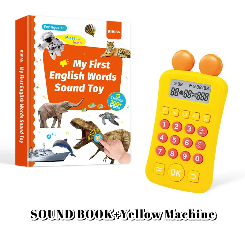 1–6Y |2025 Upgraded Sound Book+Yellow Machine