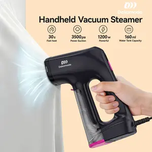 Dakomoda Vacuum Steamer for Clothes,3500Pa Suction Handheld Clothes Steamer,LED Display, Multiple Mode Adjustment,Steaming & Ironing 2 in 1,Portable Steamer No Board Needed, 160ml Water Tank (for 110‑120V)
