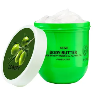 LoveryGifts  Olive Body Butter - 6oz Whipped Cream Scented Calming