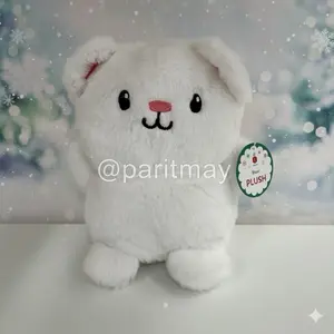 Target Bullseye's Playground Christmas 2025 Polar Bear Plush 9" (NEW WITH TAG)