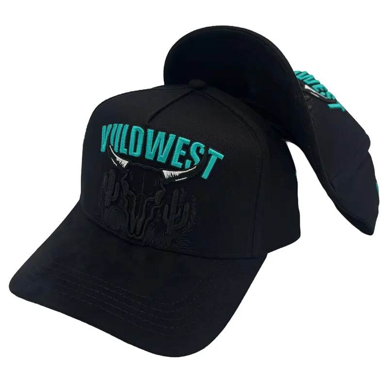 De Rancho Wild West a-frame hat (Black)