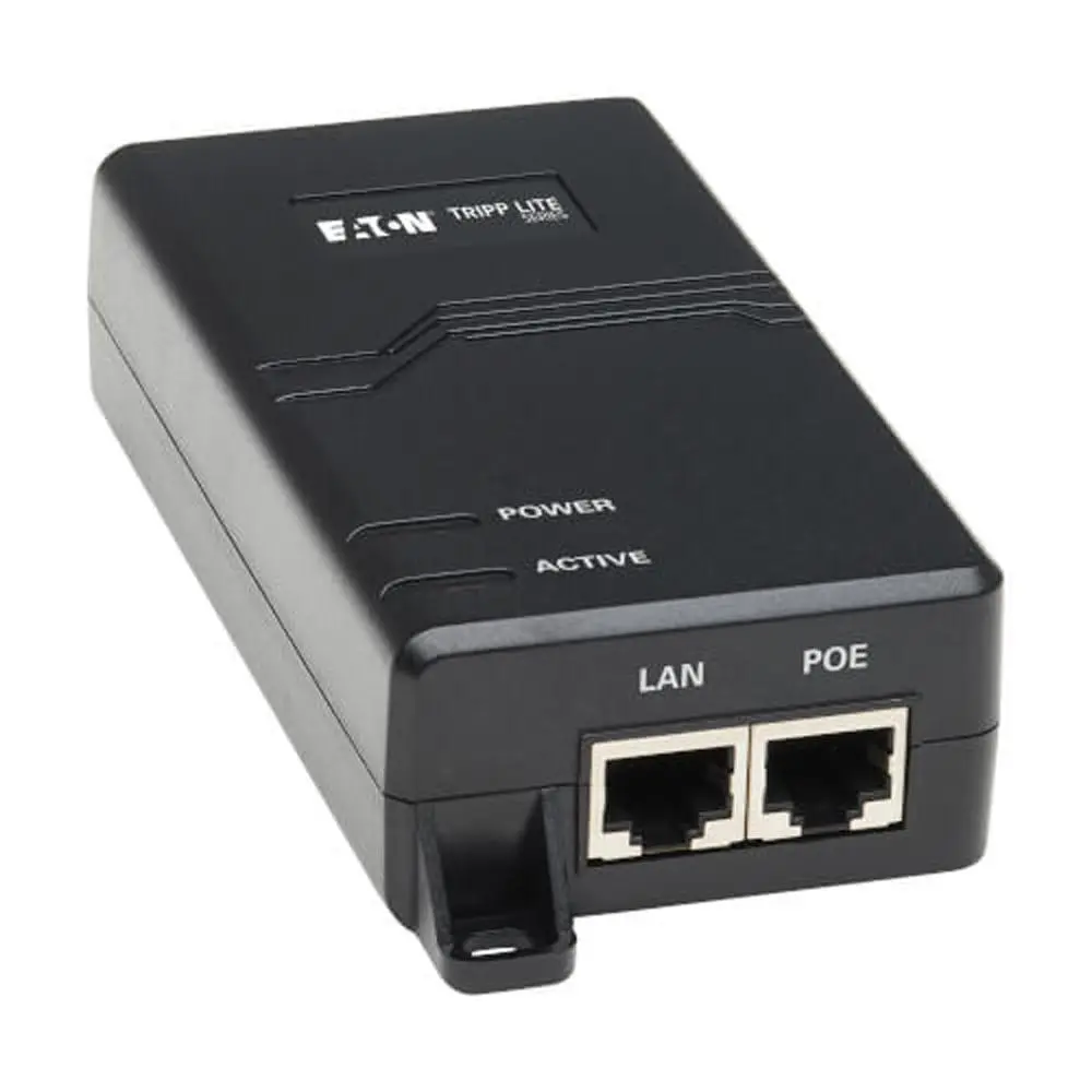 Tripp Lite Series Single Port Gigabit PoE+ Midspan Active Injector - IEEE 802.3at/802.3af Compatible, 30W, Ideal for Surveillance Cams, Home Users