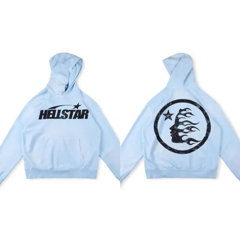 【 Cotton Hoodie 】 DY W11 Blue