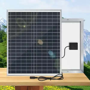 20W Solar Panel with 100A Controller, Portable Solar Charger with Output 18V, Suitable for Home, Mobile Power, Phone, RV, Monitoring, Car, Boat, Outdoor Camping