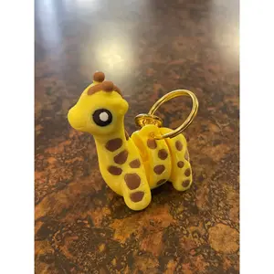 3D Printed Giraffe Keychain