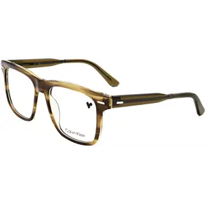 Calvin Klein Men's 55mm Striped Olive Opticals CK22538-317-55