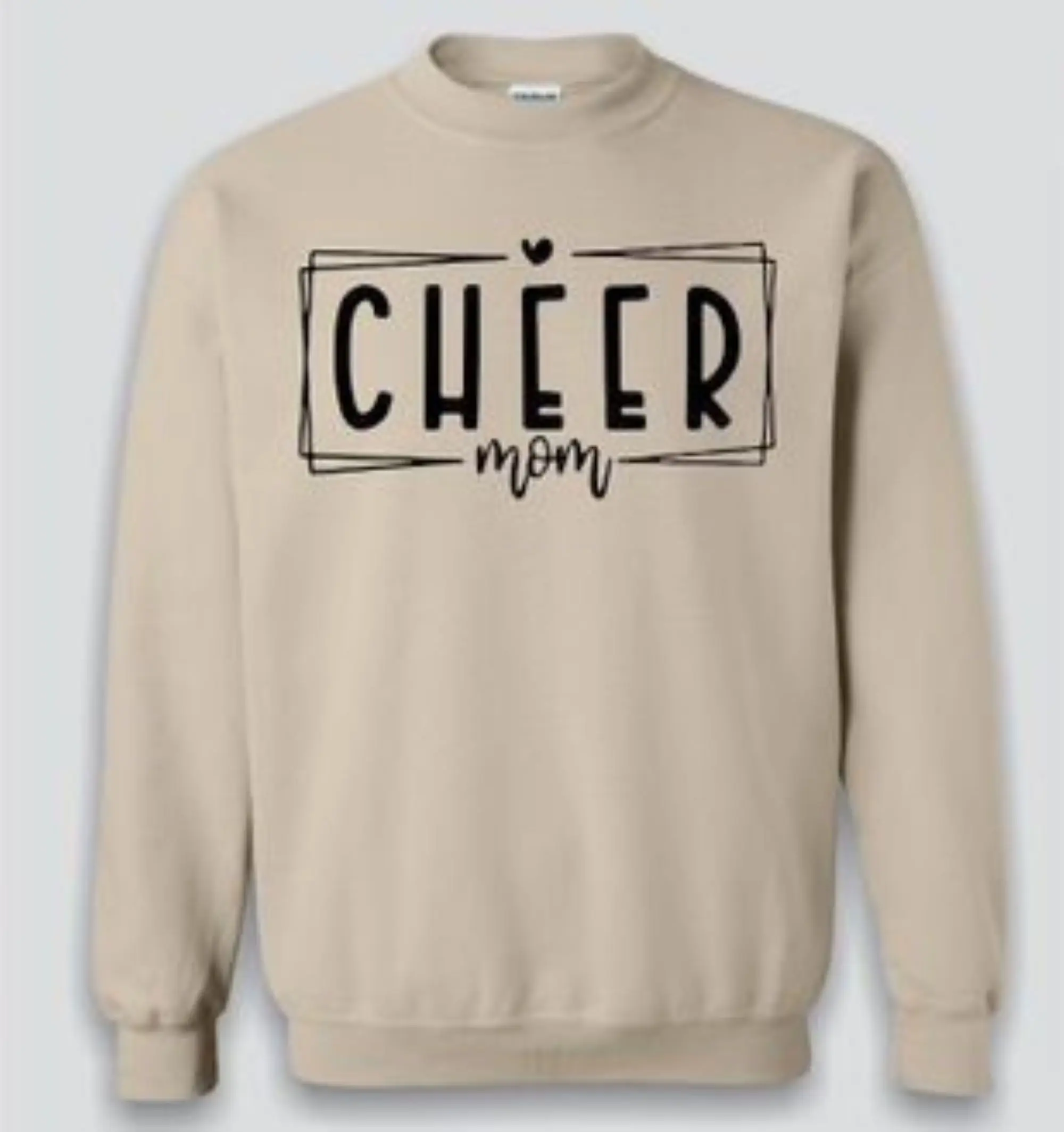 Cheer Mom Sweater Cotton Casual Menswear