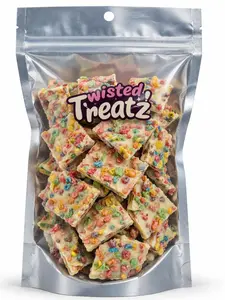 Rainbow Crunch White Bark Candy 2lbs Colorful Sweet Creamy White Chocolate Treats