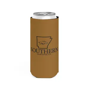 Southern Heritage - Arkansas Razorback Slim Can Coozy