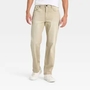 Men's Lightweight Vintage Straight Fit Jeans - Goodfellow & Co Tan 38x34