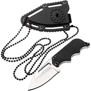 High quality 5CR13 steel solid spine stainless steel waist for 360-degree rotation for rescue adventure camping Gift Tactical Knives with Pocket Clip Survival Tools