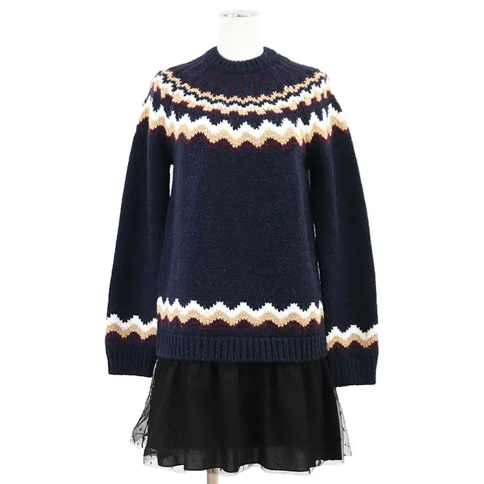 Pre-owned Valentino Cotton Small Leather Goods Knit Dress
