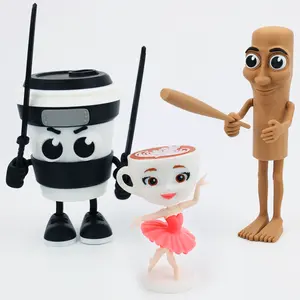 Easy to assemble and install Italian Brain Platinum Plastic Toy Doll, Tung Tung Sahur  Decorations, Desktop Decorations, Christmas, girly car accessories Toyset