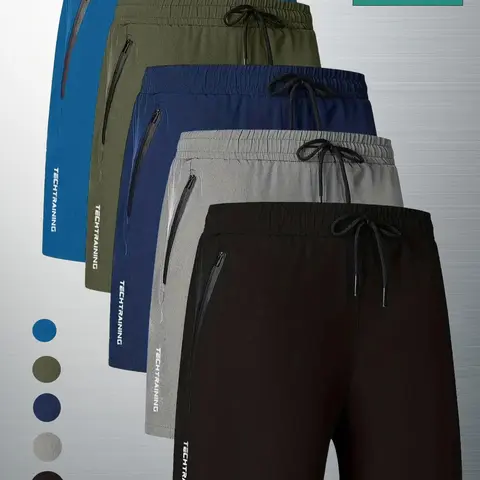 Men's Letter Print Drawstring Waist Shorts, Casual Loose Comfy Breathable Shorts for Summer, Men's Bottoms for Daily Wear, Homewear, Casual Style Loungewear