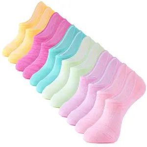 IDEGG No Show Socks Women Low Cut Ankle Short Anti-Slid Athletic Running Novelty Casual Invisible Liner Socks(6*Colors） Spandex Womenswear Matching Winter Cotton Breathable Outdoor Comfort  Basic Minimalist #springtok