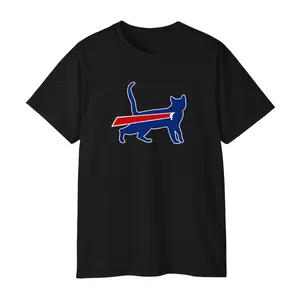 Cat-Bills V.1 T-Shirt, Funny Cat Money Graphic Tee, Streetwear Parody Shirt, Casual Short Sleeve Top for Men and Women