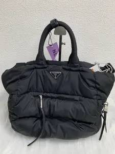 Pre-owned PRADA Black Padded Nylon Tote Bag – Authentic Designer Handbag/WJZK03309501