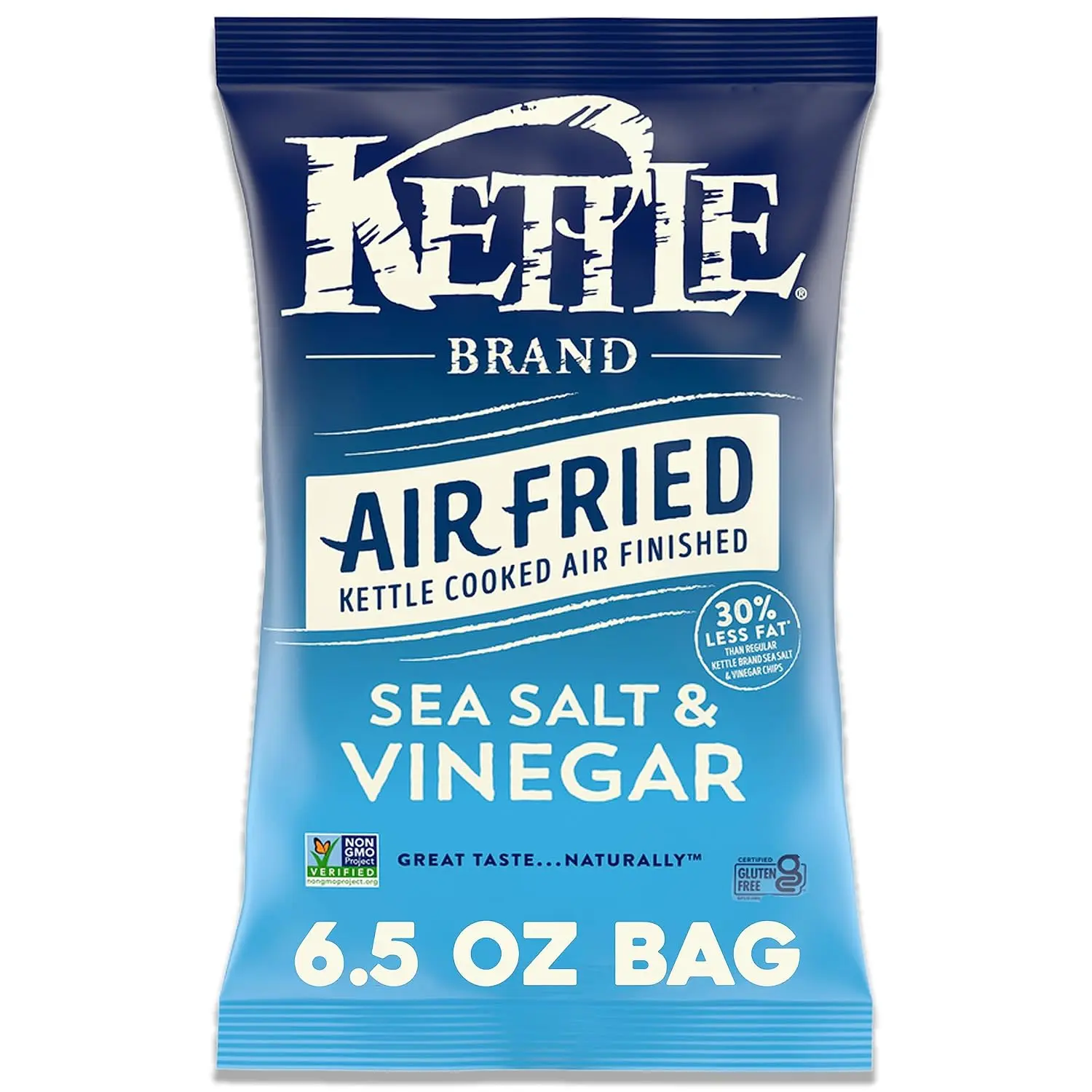 Kettle Brand Potato Chips, Air Fried Sea Salt & Vinegar Chips