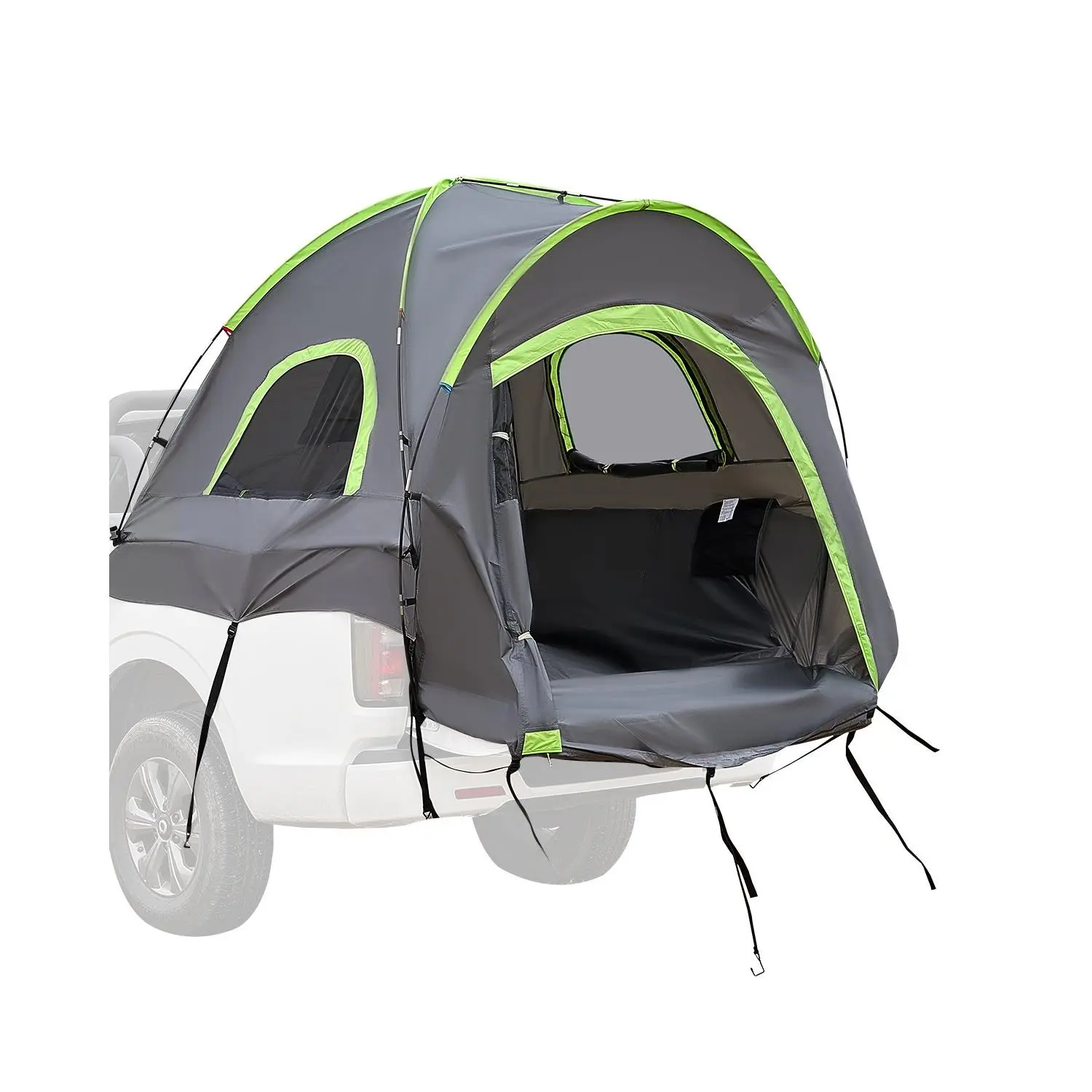【Summerfinds】 VEVOR Pickup Truck Tent, Fit 5.0-5.2 ft Truck Tents for Camping, Waterproof PU2000mm 2-3 Person Sleeping Truck Bed Tent with Double Layer Design Windows, Sturdy Truck Bed Camper Shell with Storage Bagdealsforyoudays