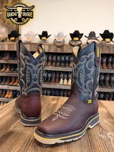 Men's Oil & Slip Resistant Work Boots / Bota de Trabajo para Hombre Resiste Aceite y Resbalones