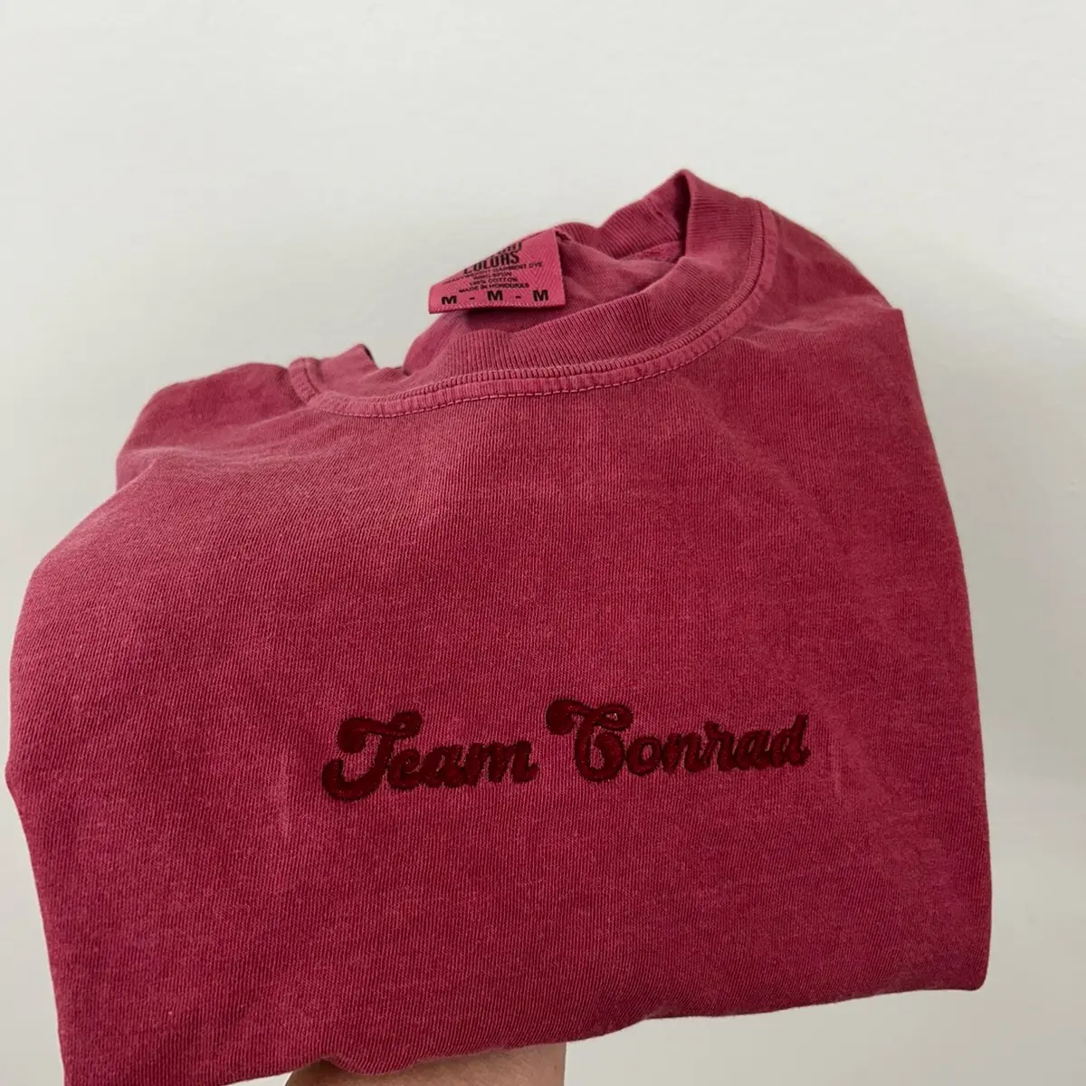 Tshirt embroidered Team Conrad TSITP the summer I turned pretty Connie baby summer simple minimalist comfort colors