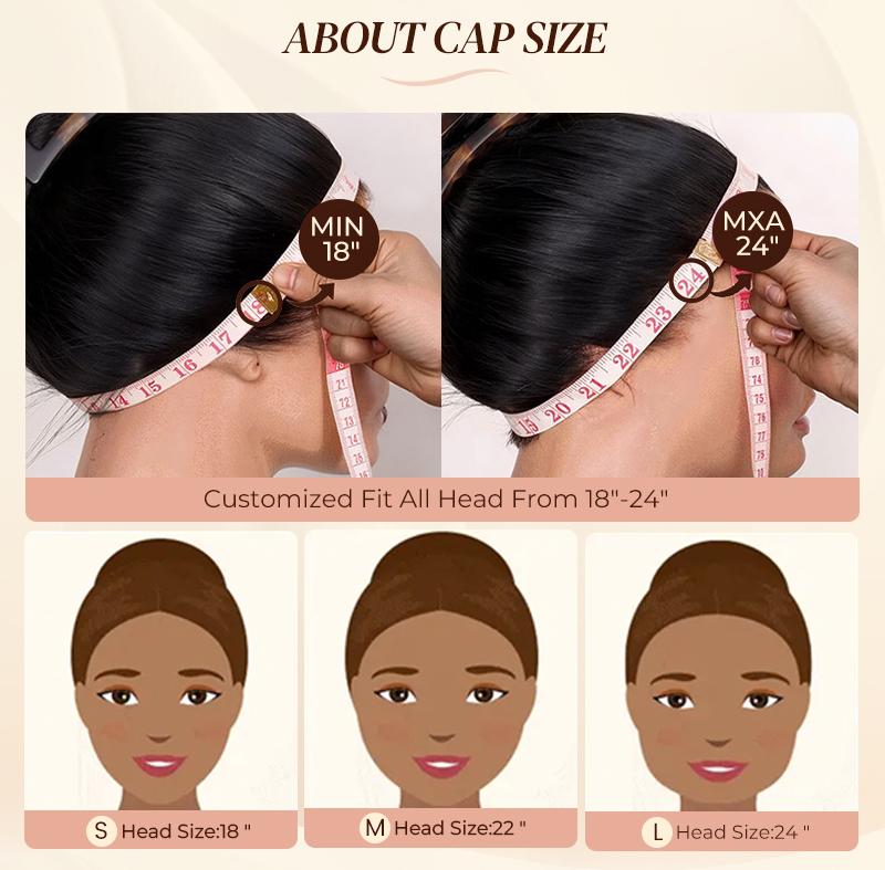 Arabella Hair Glueless 13x6 Ear to Ear Body Wave/Straight 220% 15A Raw Human Hair Wig Natural Black Easy Wear Pre-Cut Lace Wavy Wigs Unprocessed Virgin Hair