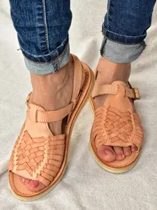 Cute mexican Huarache summer Sandal - style Boho Hippie All sizes- 5-10us leather shoe Piel unique gift for her colorful leather