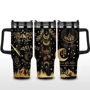 Acotar Tumbler 40oz, Velaris Starlight City Cup, Fantasy Book Lover Gift, Book lovers Tumbler