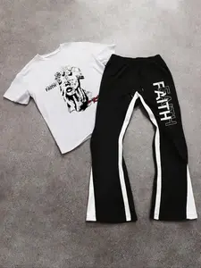 Men's Dual-Tone Ultratech Wool Sports Set, Includes Hoodie & Joggers, Comfortable Fashionable Activewear for Gym Fitness Training