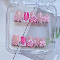 Pink 3D Flower And Pink Bow