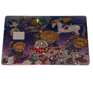 Brite Rainbow Sticker Card - Character Designs with Colorful Elements and Unique Patterns