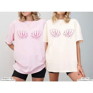 Beach Bachelorette Shirt – Seashells & Wedding Bells Tee, Coastal Hens Party Top