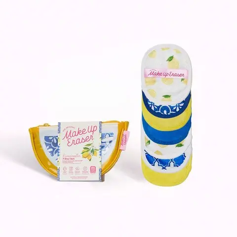 MakeUp Eraser Limoncello 7-Day Set - Erase Makeup with JUST WATER, Reusable & Machine Washable Makeup Remover