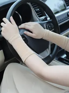 Men's Wrist Arm Sleeve Set, Autumn Winter Joint Warmth Sleeves, Short Scar Cover Decorative Cuff, Fake Sleeves Pair