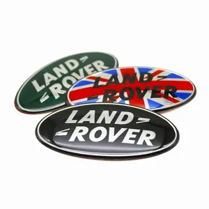 Land Rover Range Rover Front Grille Emblem Oval Logo, Fits Range Rover Sport Velar Evoque Discovery Defender, High-Quality Replacement Part