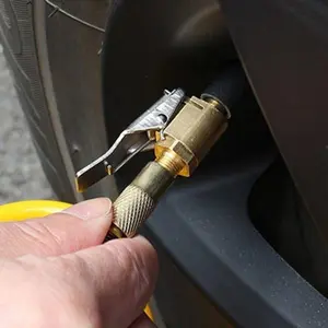 Automotive Inflatable Pump Connector: Quickly Fill Your Tires with a Press-on Nozzle! Tire Inflator Tool