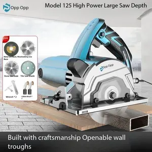 New Cutting Machine Home High Power Multi-Function Portable Tile Stone Woodworking Slotting Industrial Marble Saw